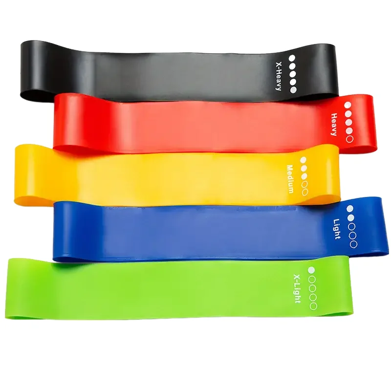7Pcs Resistance Bands Fitness Set Rubber Loop Strength Training Workout Expander Yoga Gym Equipment Elastic Portable Pilates