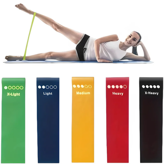 7Pcs Resistance Bands Fitness Set Rubber Loop Strength Training Workout Expander Yoga Gym Equipment Elastic Portable Pilates