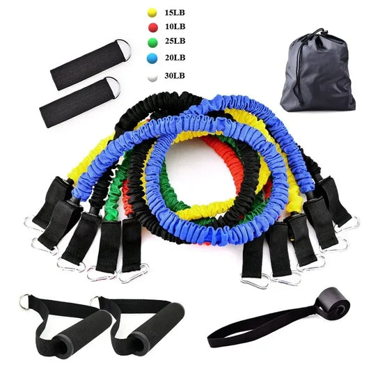 11-Piece Set Fitness Resistance Bands
