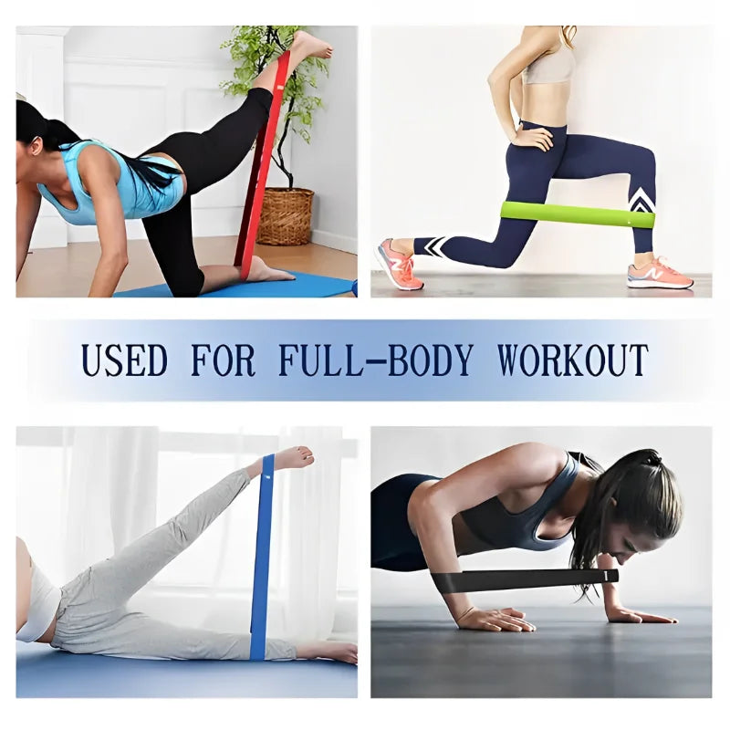 7Pcs Resistance Bands Fitness Set Rubber Loop Strength Training Workout Expander Yoga Gym Equipment Elastic Portable Pilates