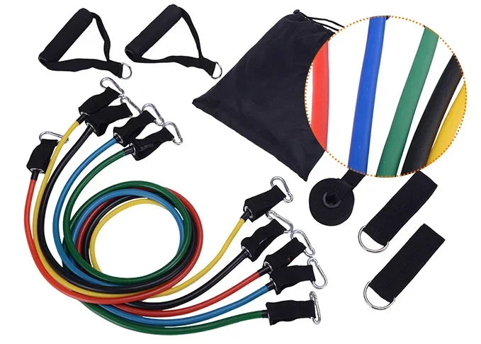 11-Piece Set Fitness Resistance Bands