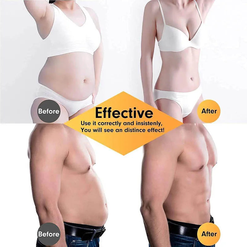 Abdominal Toning Belt, Electronic Muscle Stimulator, Portable AB Stimulator, Toner Home & Office Slimming Massager.