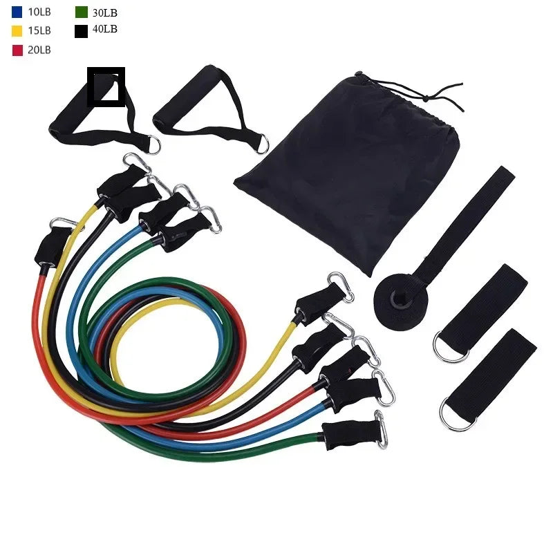 11-Piece Set Fitness Resistance Bands